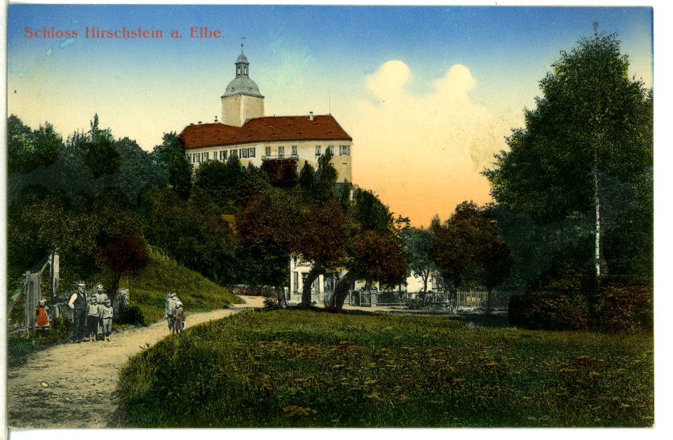 09223-Hirschstein-1907-Schloß-Brück & Sohn Kunstverlag