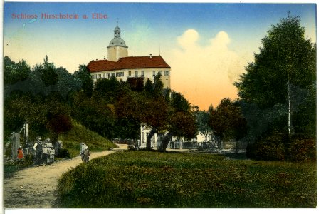 09223-Hirschstein-1907-Schloß-Brück & Sohn Kunstverlag