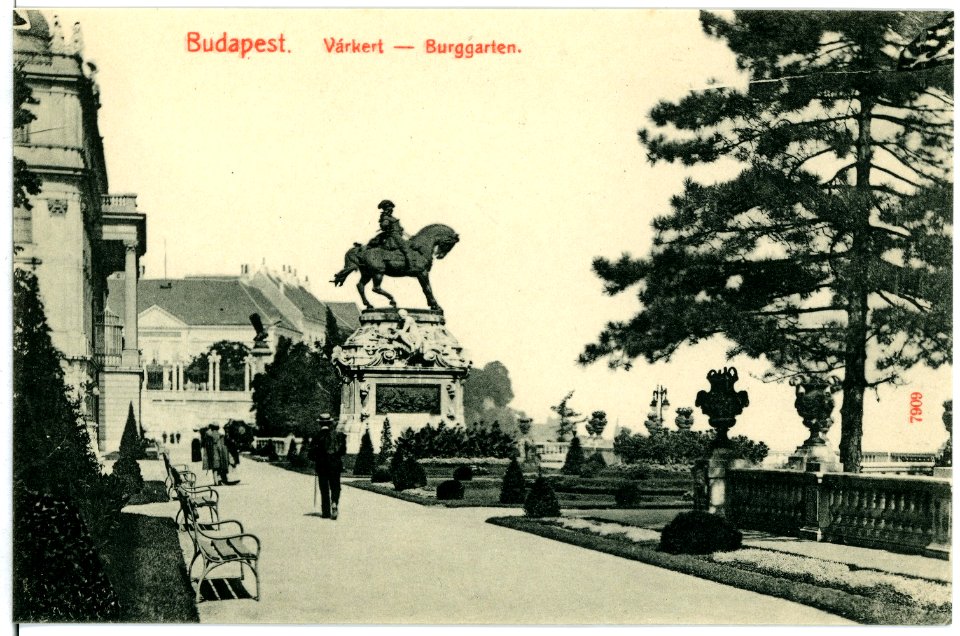 07909-Budapest-1906-Burggarten-Brück & Sohn Kunstverlag