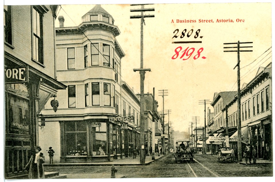 08198-Astoria, Ore.-1906-A Business Street-Brück & Sohn Kunstverlag