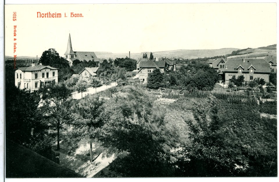 09315-Northeim-1907-Blick auf Northeim-Brück & Sohn Kunstverlag
