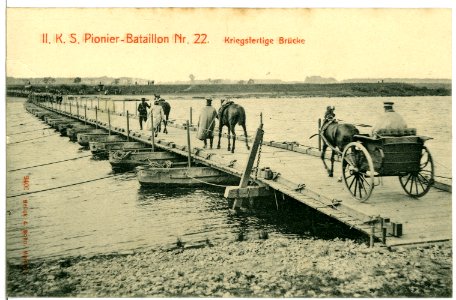 09406--1907-Kriegsfertige Brücke-Brück & Sohn Kunstverlag