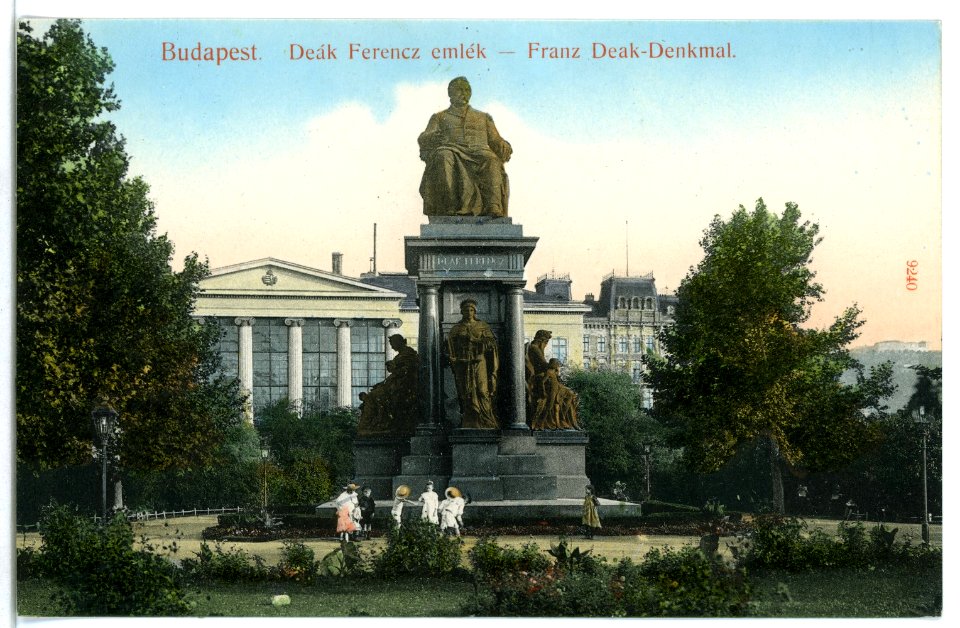 09240-Budapest-1907-Franz Deak Denkmal-Brück & Sohn Kunstverlag