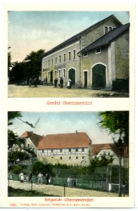 09236-Obercunnersdorf-1907-Erbgericht und Gasthof-Brück & Sohn Kunstverlag