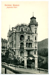 08965-Karlsbad-1907-Westend "Splendid Villa"-Brück & Sohn Kunstverlag