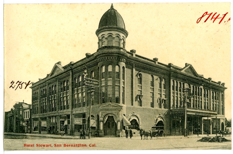 08141-San Bernardino-1906-Hotel Stewart-Brück & Sohn Kunstverlag
