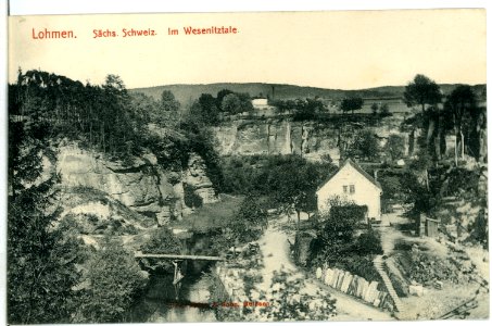 08765-Lohmen-1907-Im Wesenitztal-Brück & Sohn Kunstverlag