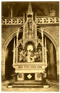 08499-Freiberg-1907-Im Dom - Altar-Brück & Sohn Kunstverlag