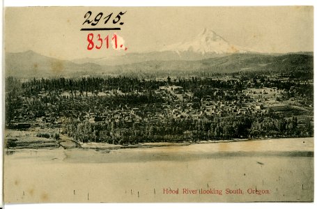 08311-Hood River, Ore.-1906-Hood River looking South-Brück & Sohn Kunstverlag