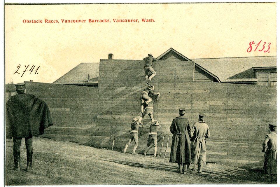 08133-Vancouver, Wash.-1906-Vancouver Barracks, Obstacle Races-Brück & Sohn Kunstverlag