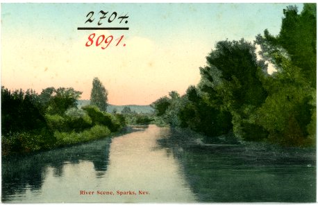 08091-Sparks, Nev.-1906-River Scene-Brück & Sohn Kunstverlag