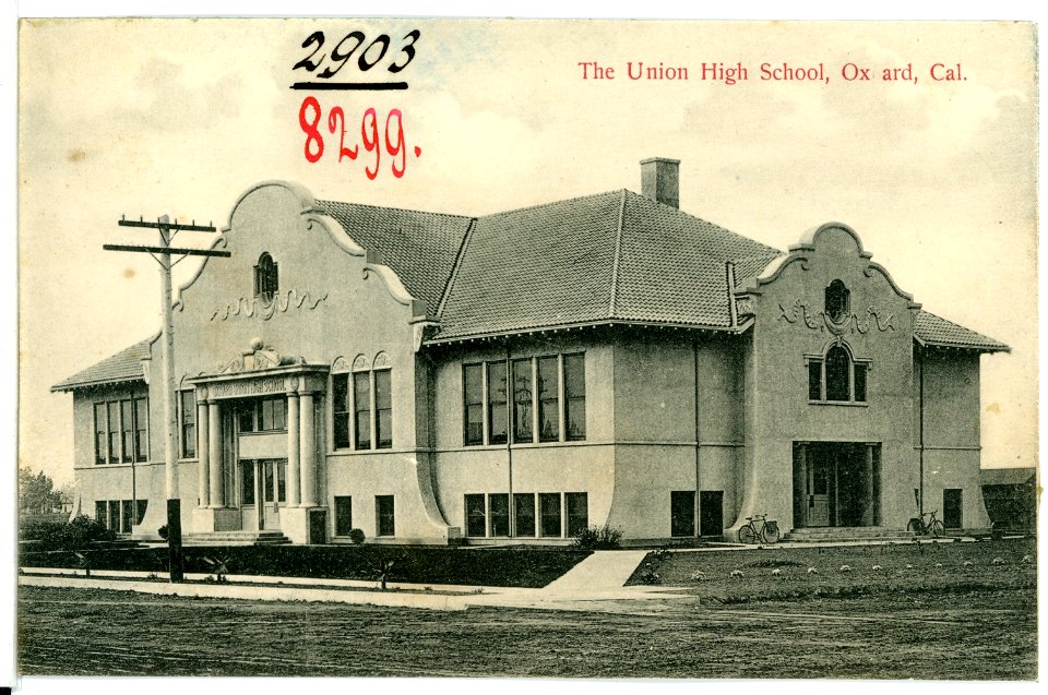 08299-Oxnard, Cal.-1906-The Union High School-Brück & Sohn Kunstverlag