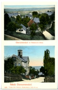 09235-Obercunnersdorf-1907-Schule und Höckendorfer Höhen-Brück & Sohn Kunstverlag