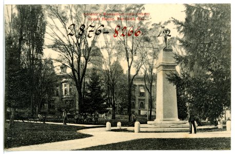 08266-Portland, Ore.-1906-Soldiers Monument and County Court House-Brück & Sohn Kunstverlag