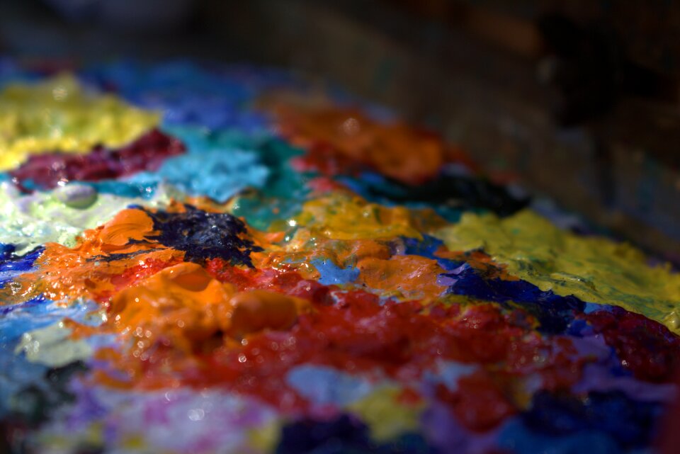 Paint colorful artistic