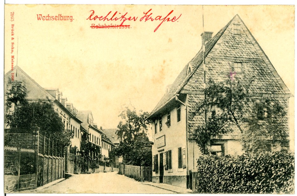 07945-Wechselburg-1906-Rochlitzer Straße-Brück & Sohn Kunstverlag