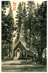 08223-Yosemite-1906-Yosemite Chapel-Brück & Sohn Kunstverlag