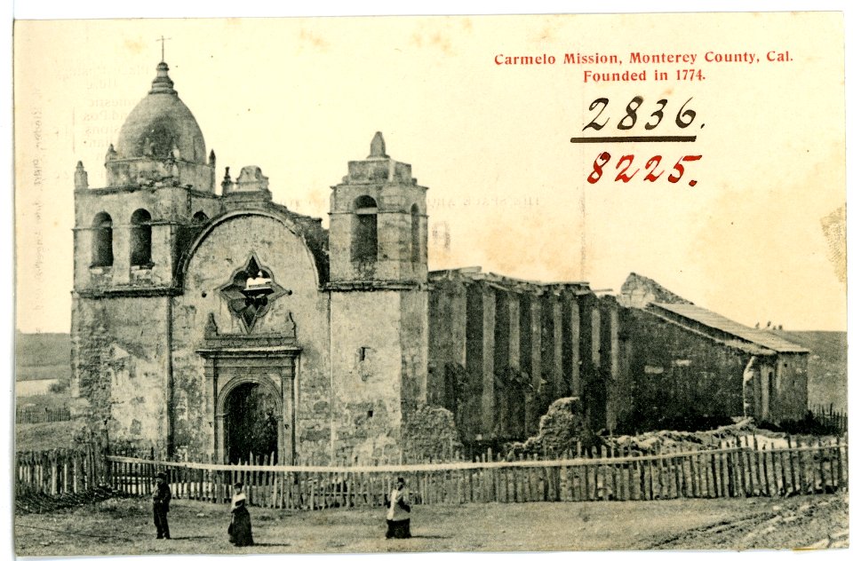 08225-Monterey County-1906-Carmelo Mission-Brück & Sohn Kunstverlag