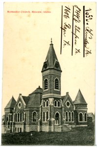 08447-Moscow-1906-Methodist Church, Moscow, Idaho-Brück & Sohn Kunstverlag
