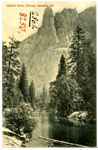 08250-Yosemite-1906-Sentinel Rocks-Brück & Sohn Kunstverlag