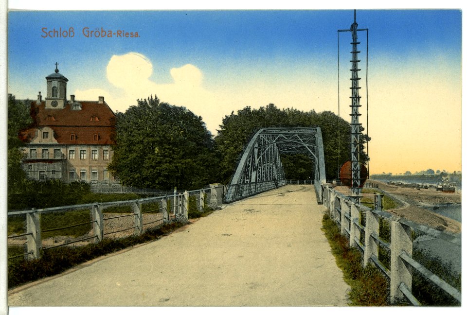 09528-Riesa-1908-Schloß Gröba-Brück & Sohn Kunstverlag