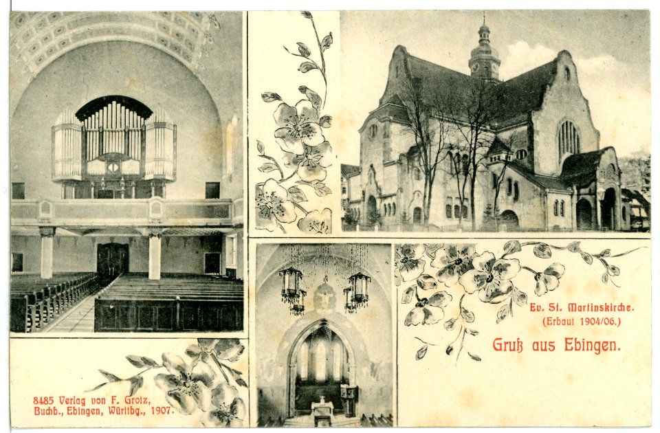 08485-Ebingen-1907-Martinskirche-Brück & Sohn Kunstverlag