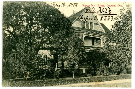 08333-Eugene, Ore.-1906-Sigma Nu House-Brück & Sohn Kunstverlag