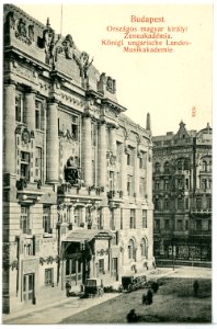 08701-Budapest-1907-Ungarische Landes-Musikakademie-Brück & Sohn Kunstverlag