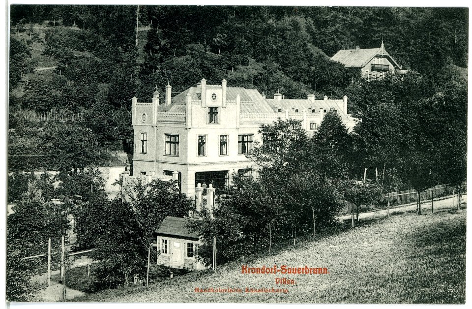 09436-Krondorf-1908-Sauerbrunn - Villen-Brück & Sohn Kunstverlag