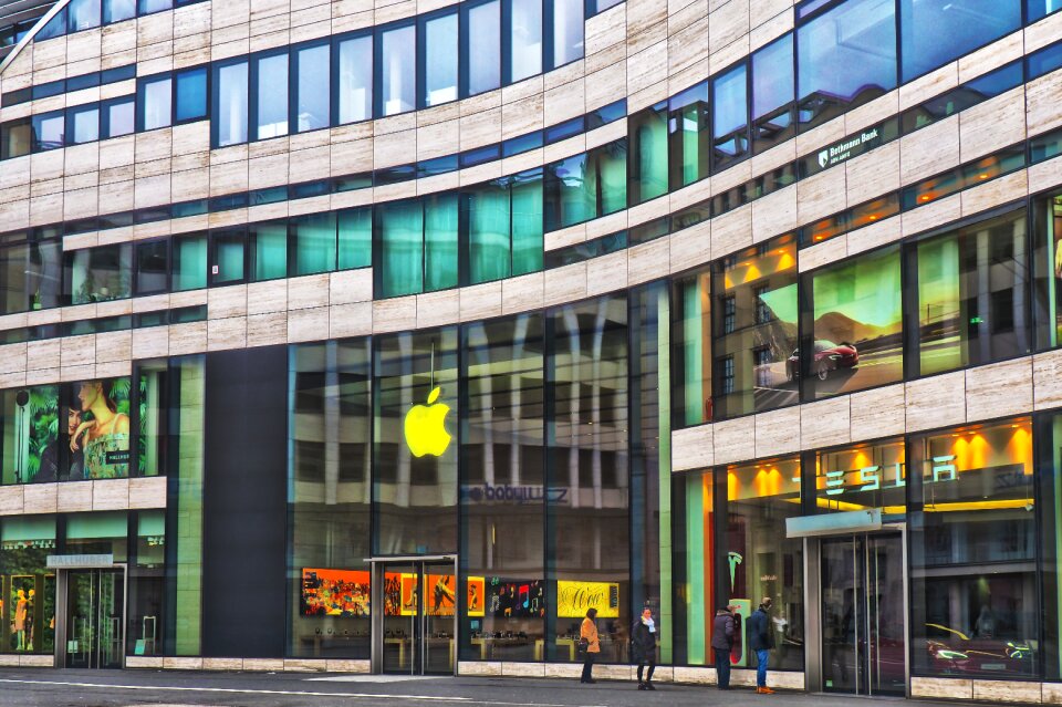 Modern company window