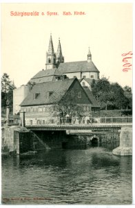 08606-Schirgiswalde-1907-Katholische Kirche-Brück & Sohn Kunstverlag