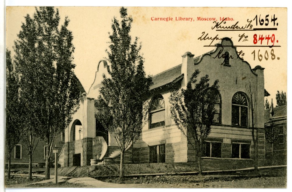08449-Moscow-1906-Carnegie Library, Moscow, Idaho-Brück & Sohn Kunstverlag