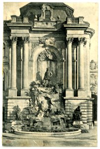 08580-Budapest-1907-König Mathias Brunnengruppe in der Burg-Brück & Sohn Kunstverlag