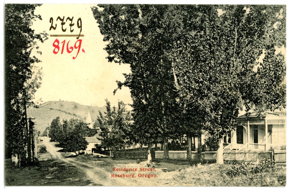 08169-Roseburg, Ore.-1906-Residence Street-Brück & Sohn Kunstverlag