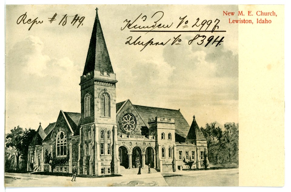 08394-Lewiston, Idaho-1906-New. M. E. Church-Brück & Sohn Kunstverlag