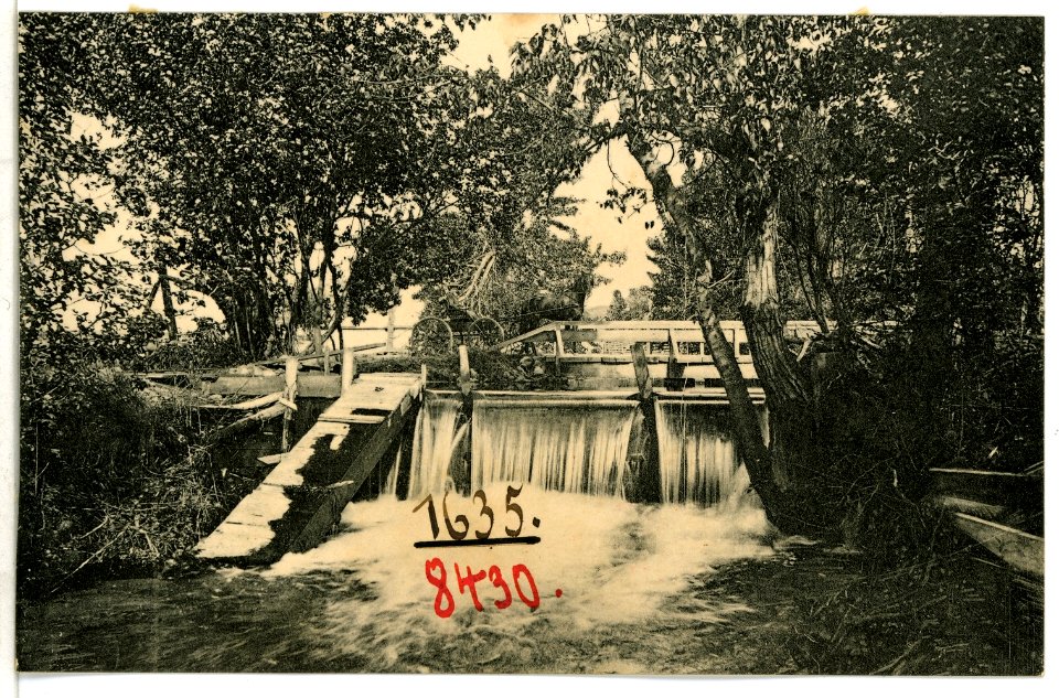 08430-Walla Walla-1906-Scene on the Yellow Hawk Creek-Brück & Sohn Kunstverlag