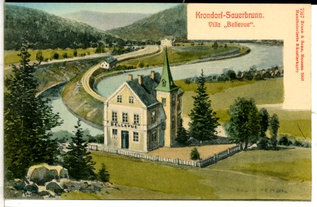 07927-Krondorf-1906-Sauerbrunn - Villa Bellevue-Brück & Sohn Kunstverlag