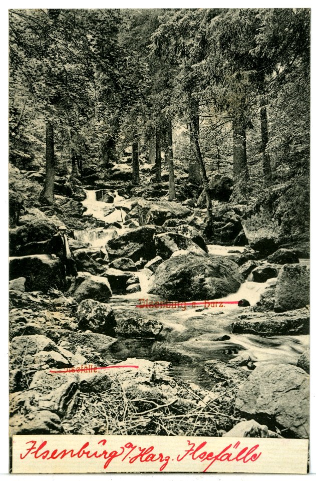 09157-Ilsenburg-1907-Ilsefälle-Brück & Sohn Kunstverlag