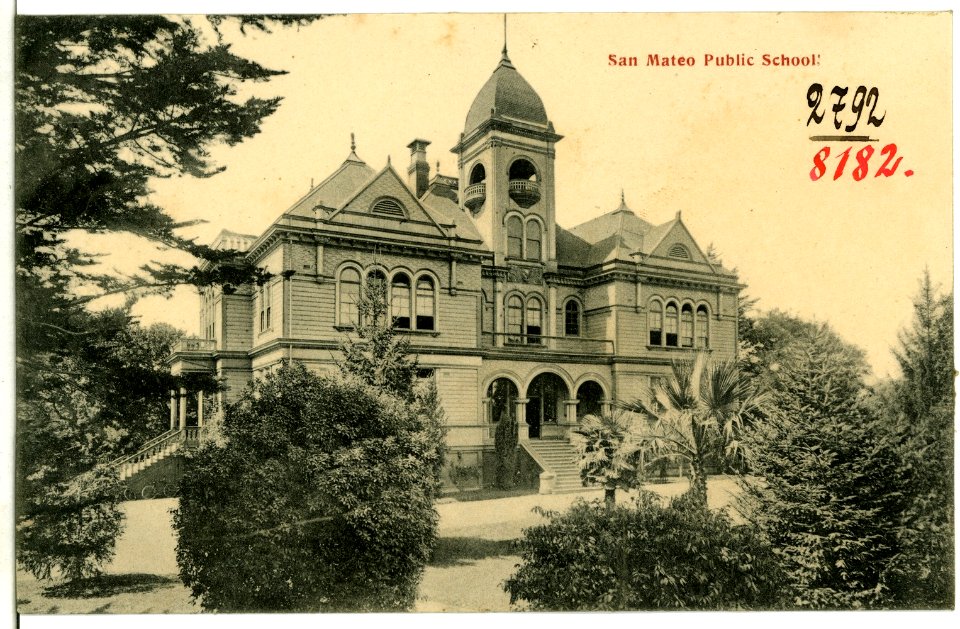 08182-San Mateo-1906-Public School-Brück & Sohn Kunstverlag