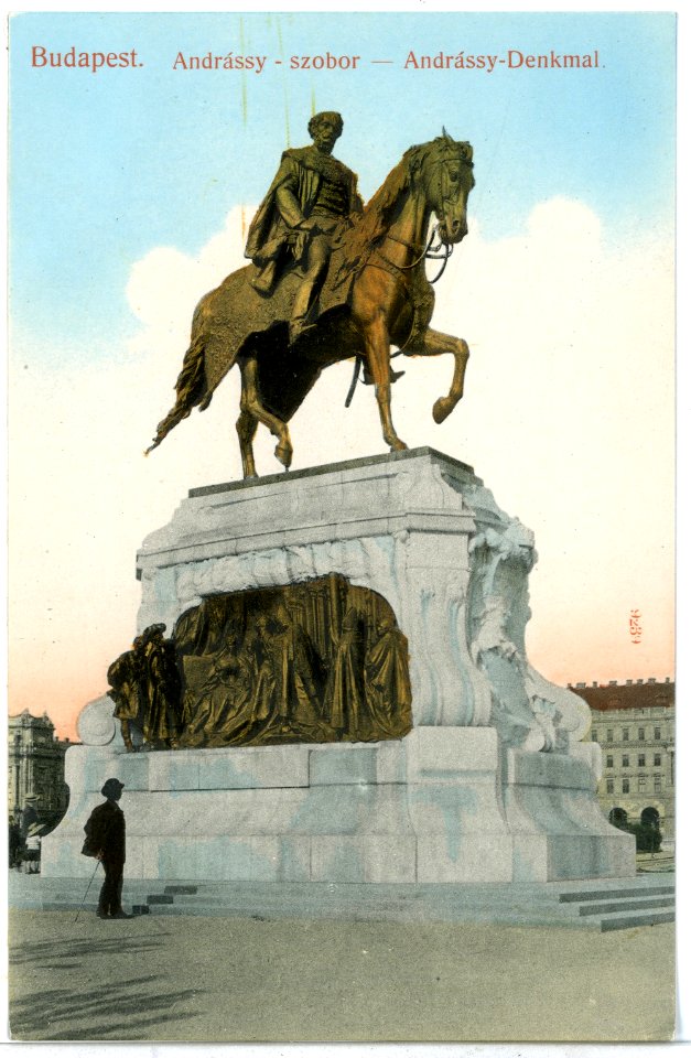 09239-Budapest-1907-Andrassy - Denkmal-Brück & Sohn Kunstverlag