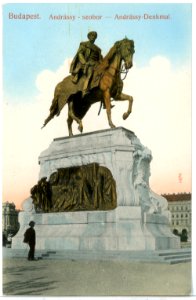 09239-Budapest-1907-Andrassy - Denkmal-Brück & Sohn Kunstverlag