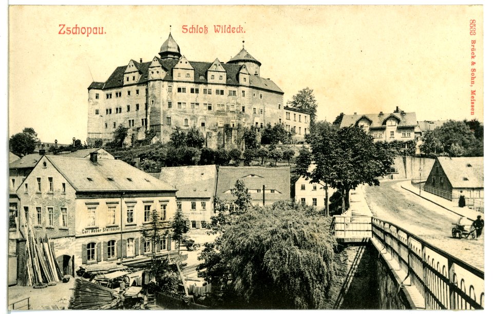 08533-Zschopau-1907-Schloß Wildeck-Brück & Sohn Kunstverlag
