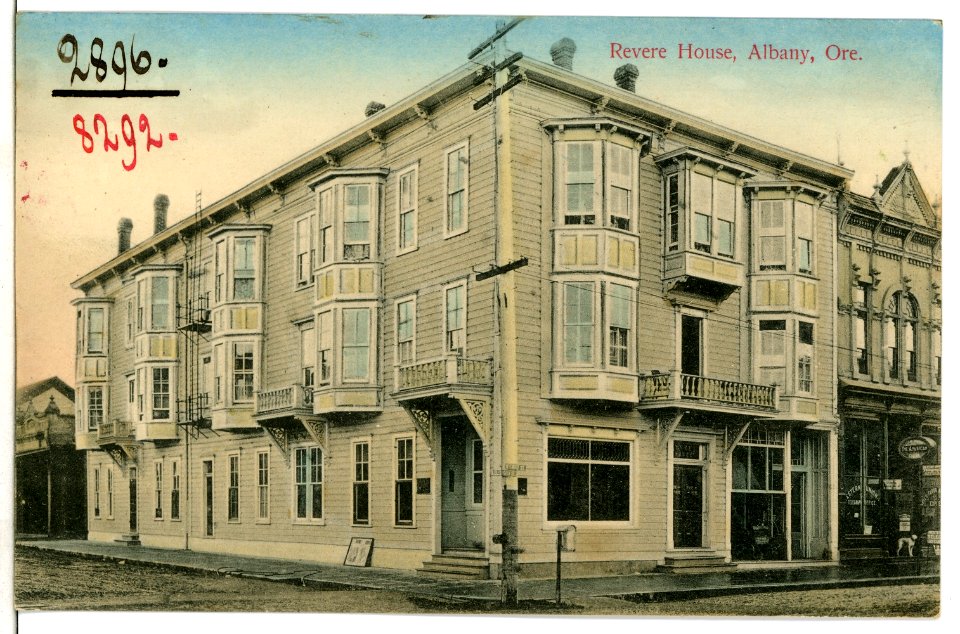 08292-Albany. Ore.-1906-Revere House-Brück & Sohn Kunstverlag