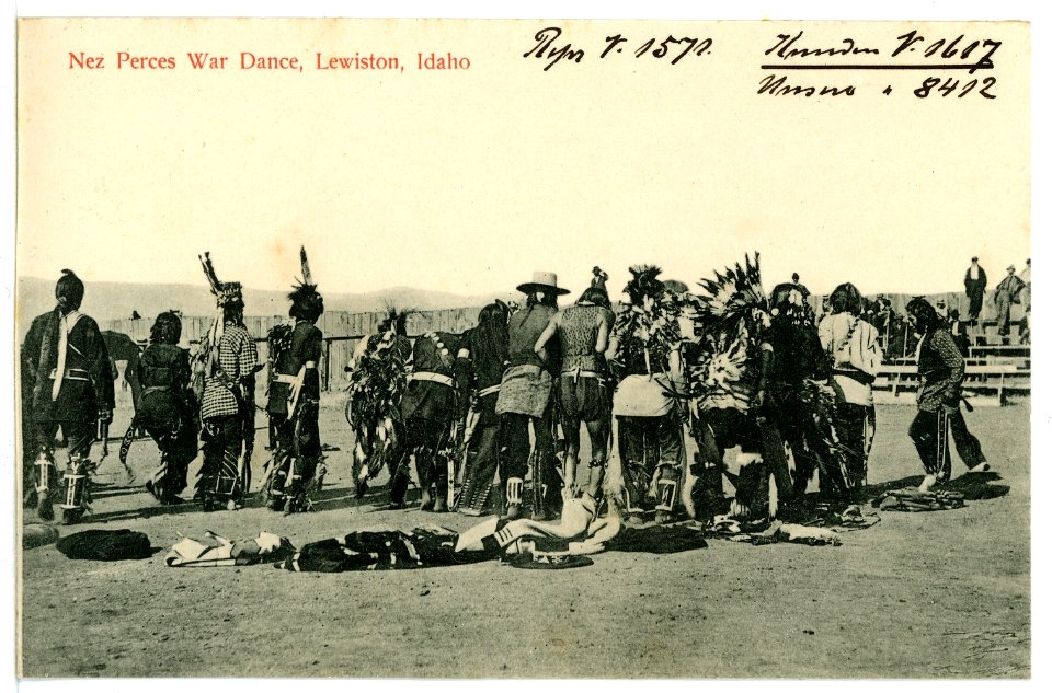 08412-Lewiston, Idaho-1906-Nez Perces War Dance Lewiston, Idaho-Brück & Sohn Kunstverlag