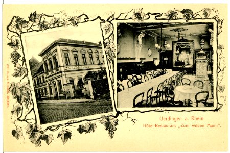 04297-Uerdingen-1903-Restaurant zum wilden Mann-Brück & Sohn Kunstverlag