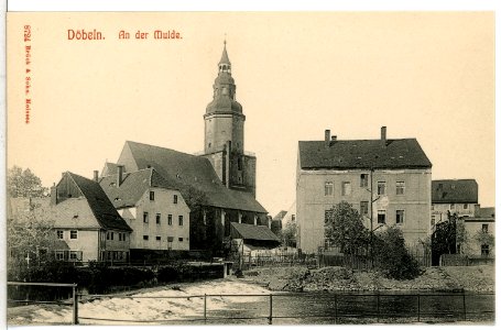 08724-Döbeln-1907-An der Mulde-Brück & Sohn Kunstverlag