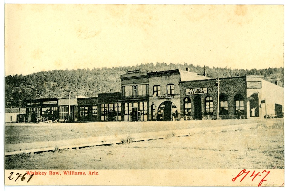 08147-Williams, Ariz.-1906-Whiskey Row-Brück & Sohn Kunstverlag