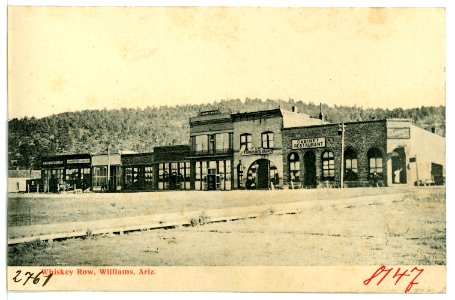 08147-Williams, Ariz.-1906-Whiskey Row-Brück & Sohn Kunstverlag photo
