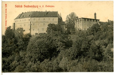 08571-Frankenberg-1907-Schloß Sachsenburg-Brück & Sohn Kunstverlag