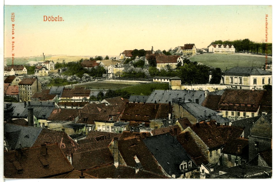08719-Döbeln-1907-Blick auf Döbeln-Brück & Sohn Kunstverlag